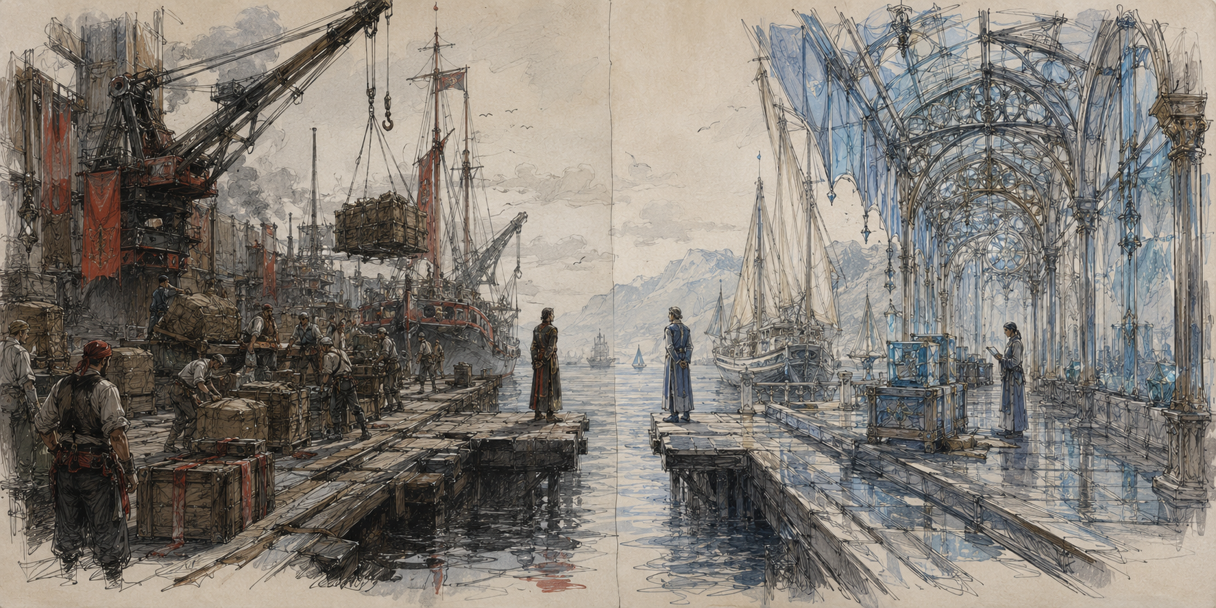 A hand-drawn view into the developing TabletopIQ world